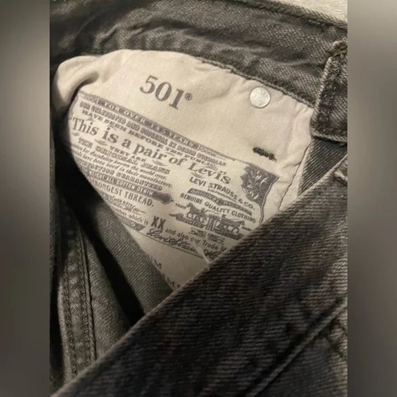 Levis 501 Denim Shorts - Picture 7 of 8